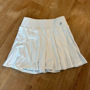 Prince white tennis skirt size xs